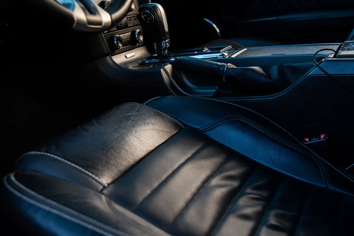 Detailed leather seats