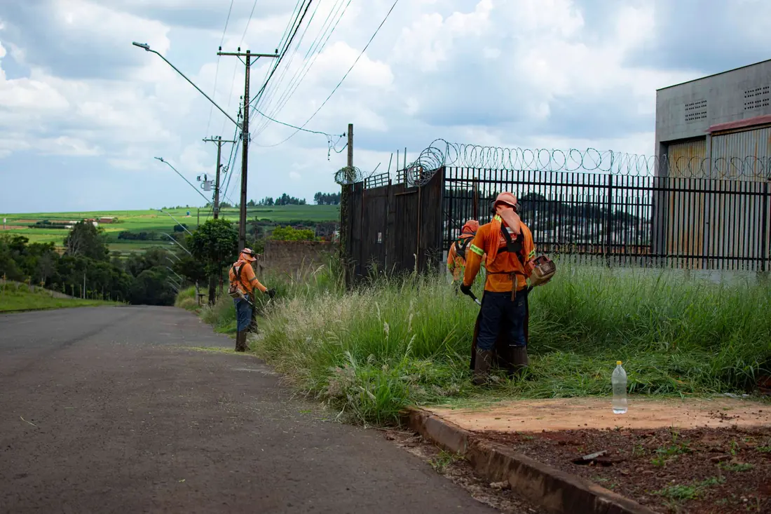 Crew at work