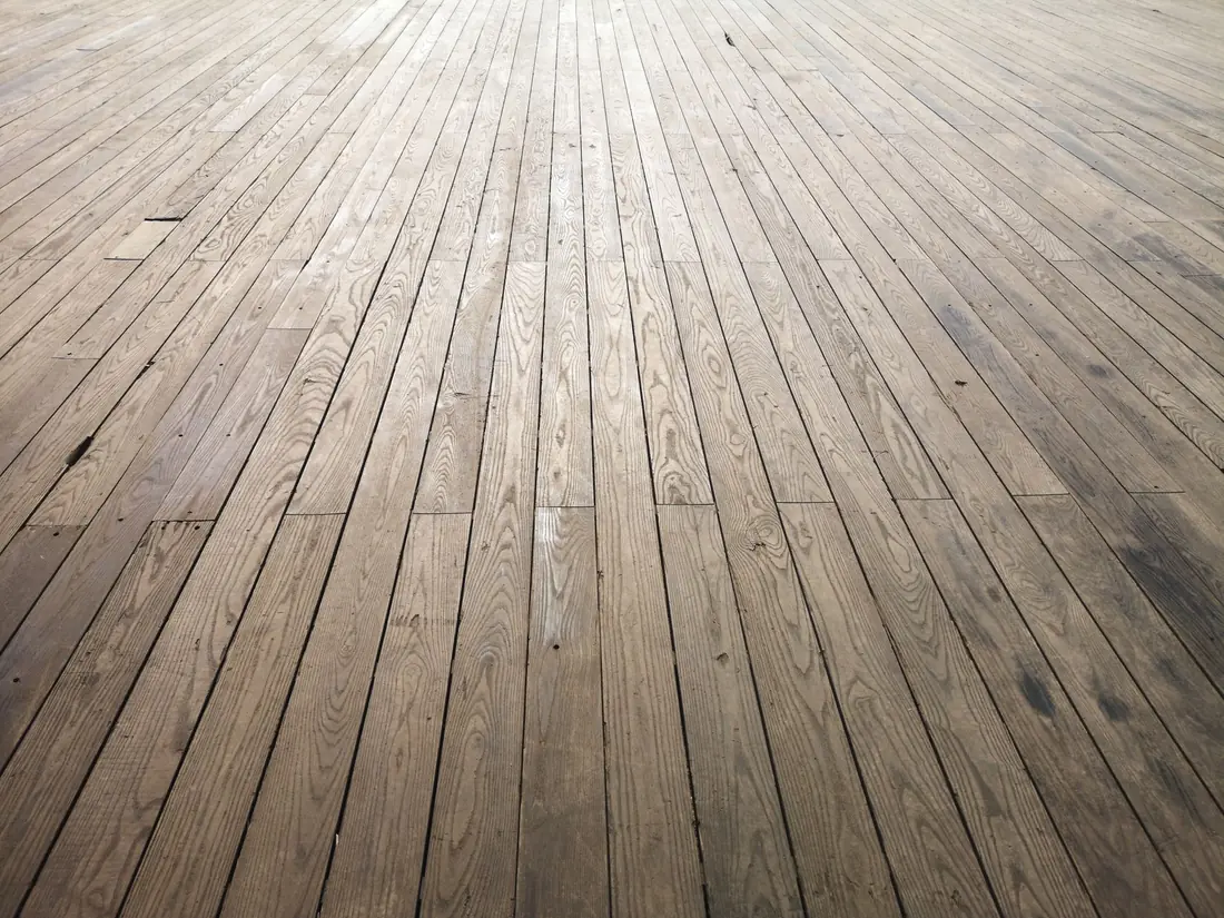 Refinished hardwood