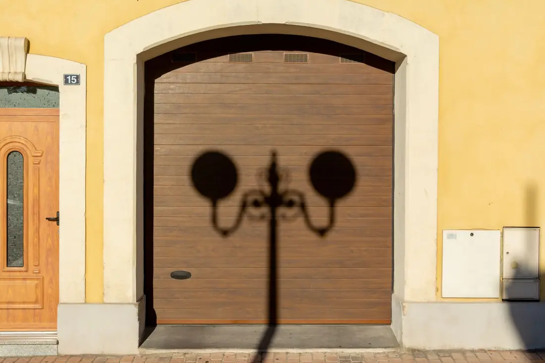 Wood-look door