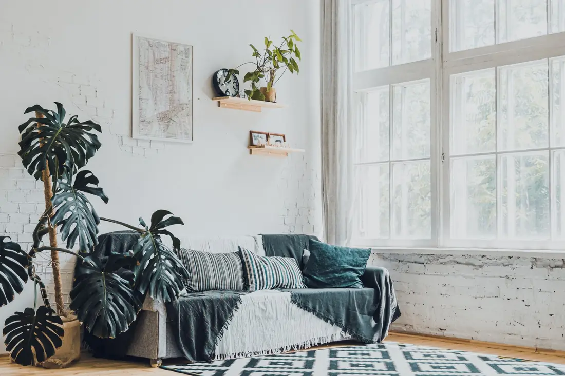Bright living room