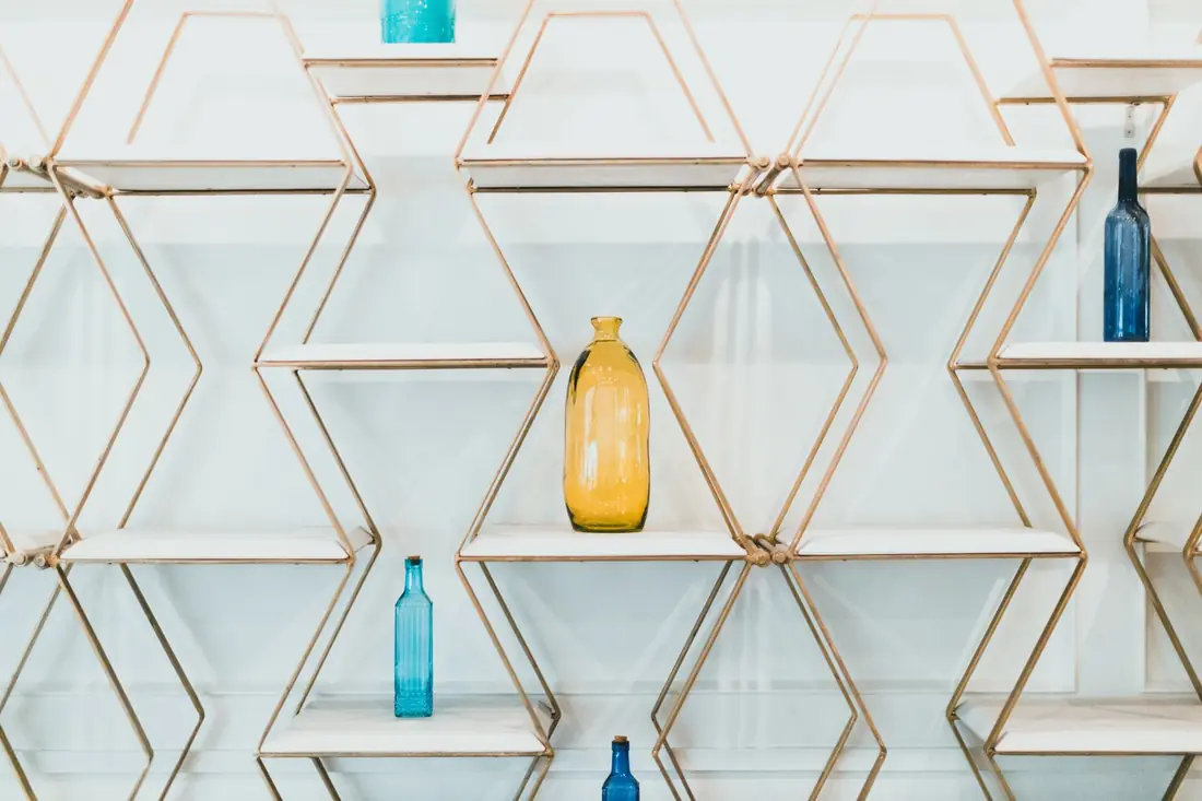 Organized shelves