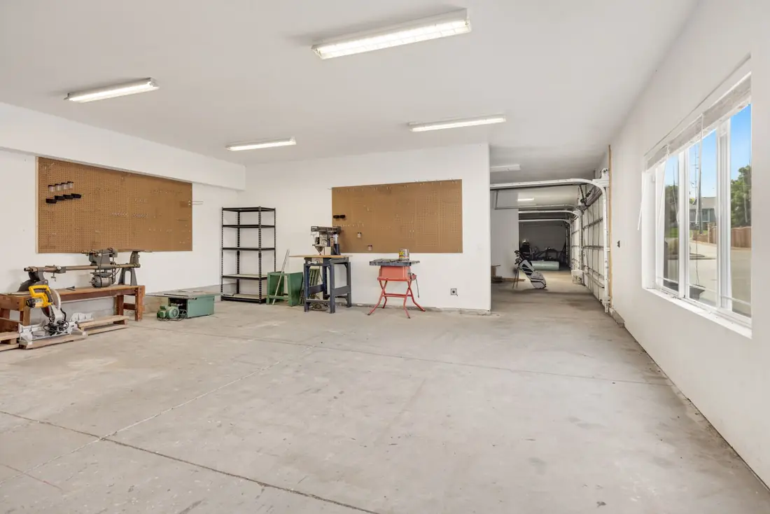 Cleared garage