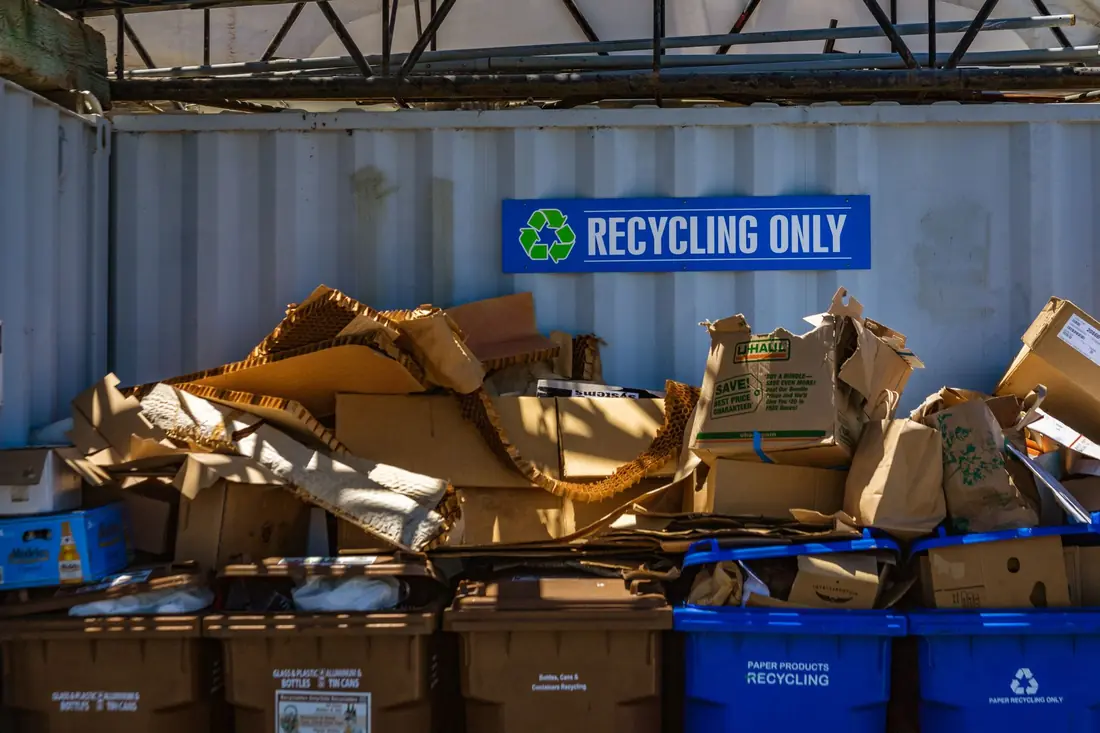 Recycling drop-off