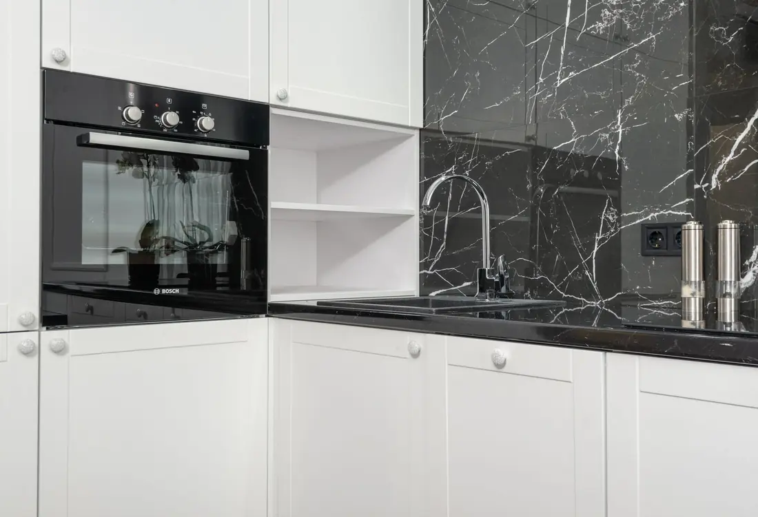 Sprayed cabinets