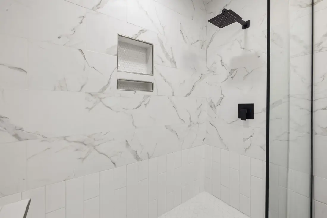Tile shower