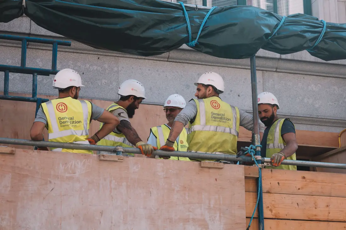 Crew on site