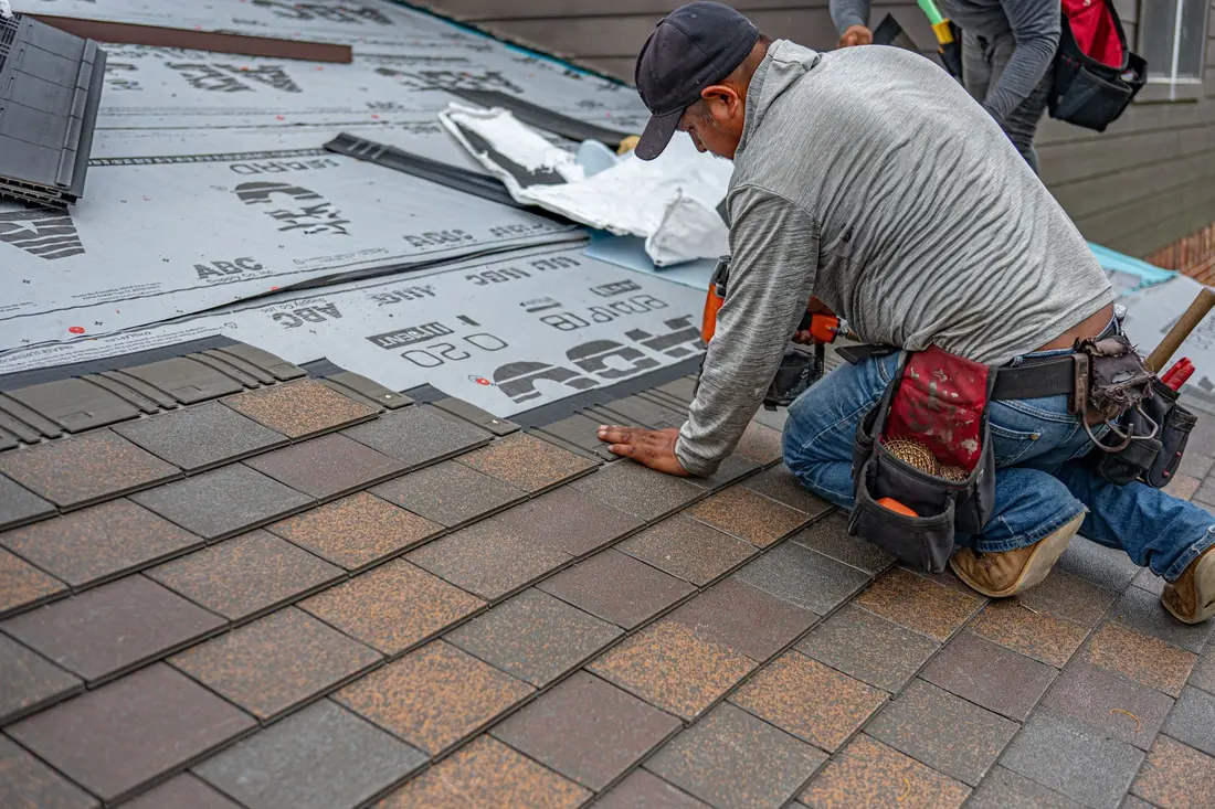 New shingle roof