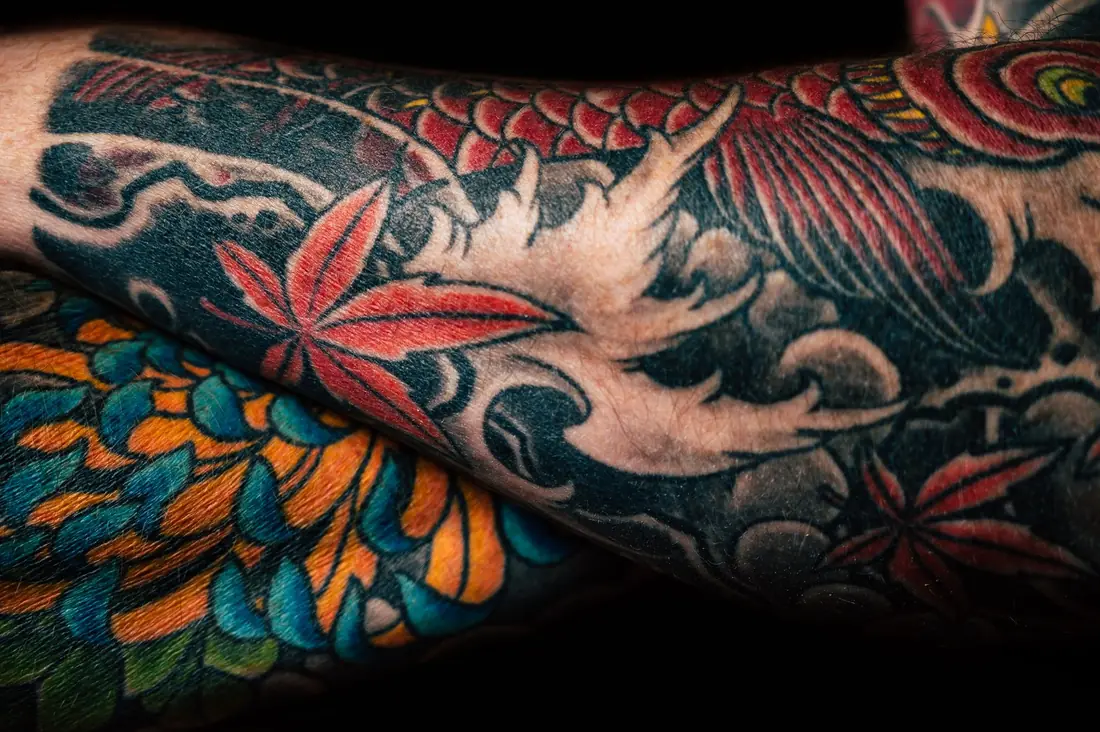 Healed tattoo